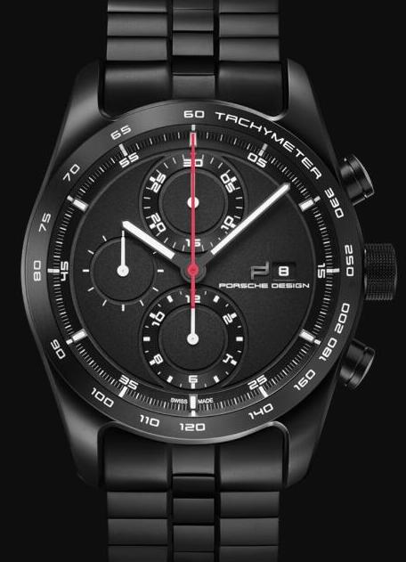 Replica Porsche Design Watch CHRONOTIMER SERIES 1 MATTE BLACK 4046901408695